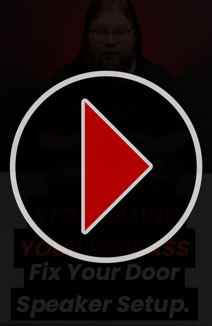midbass video thumbnail with red play icon in center