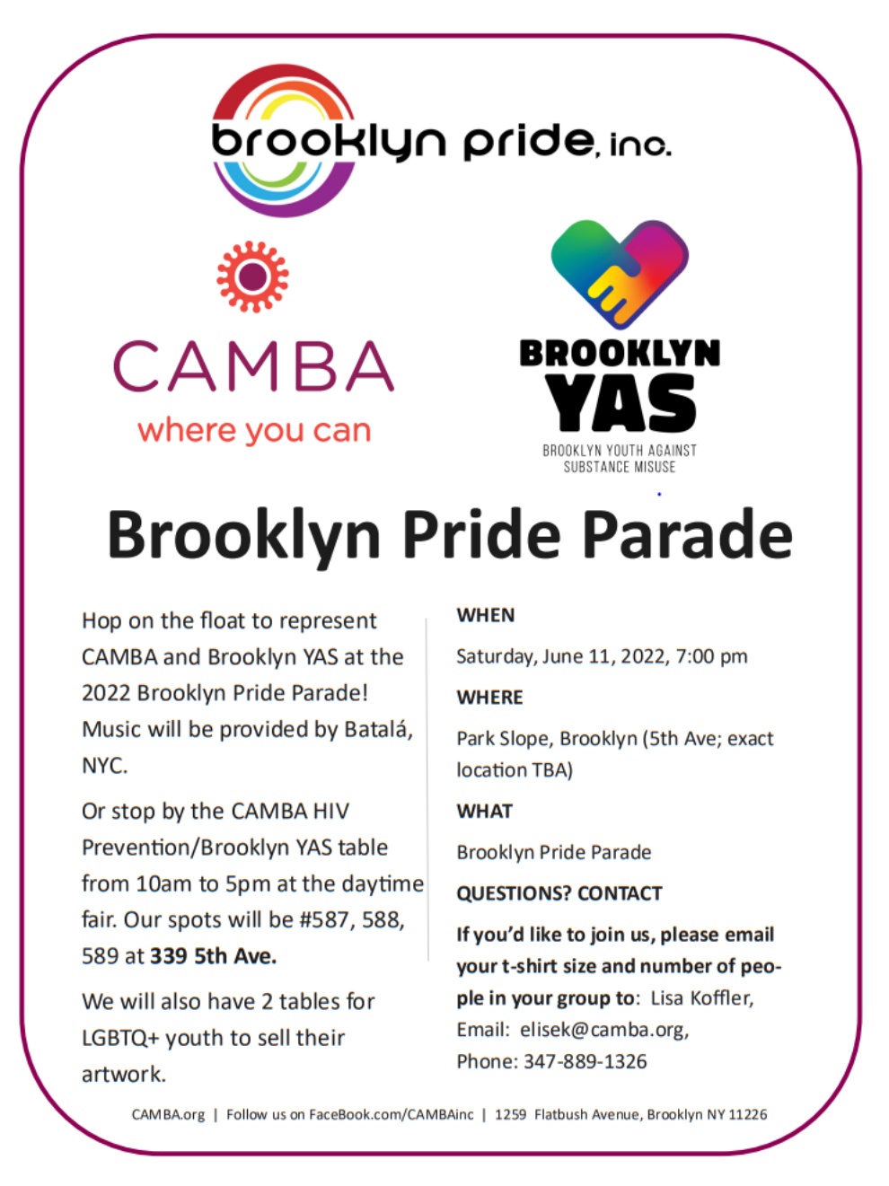 Brooklyn Community Board 9 Meetings, Resources & Info 05/27/2022