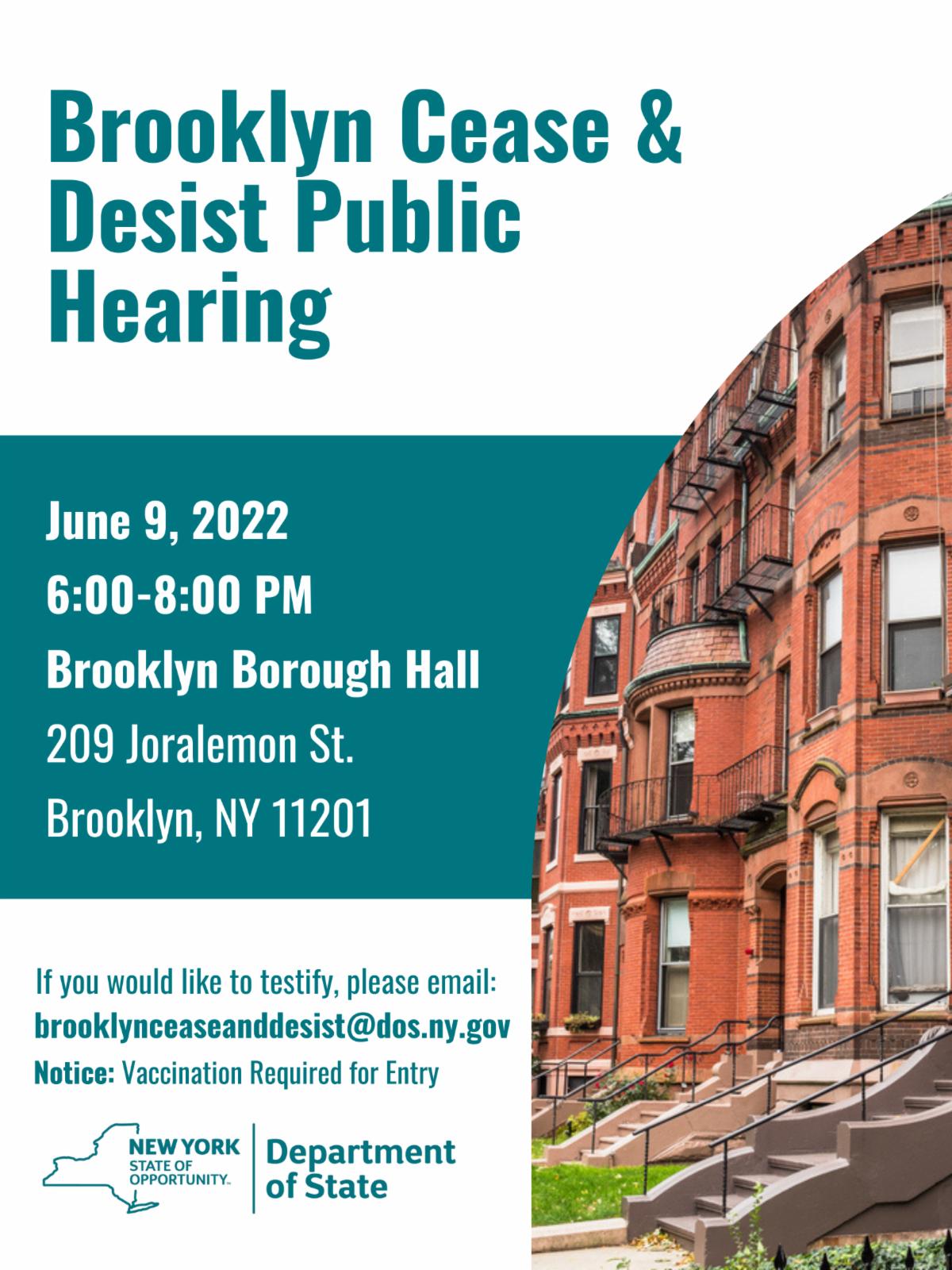 Brooklyn Community Board 9 Meetings, Resources & Info 05/27/2022