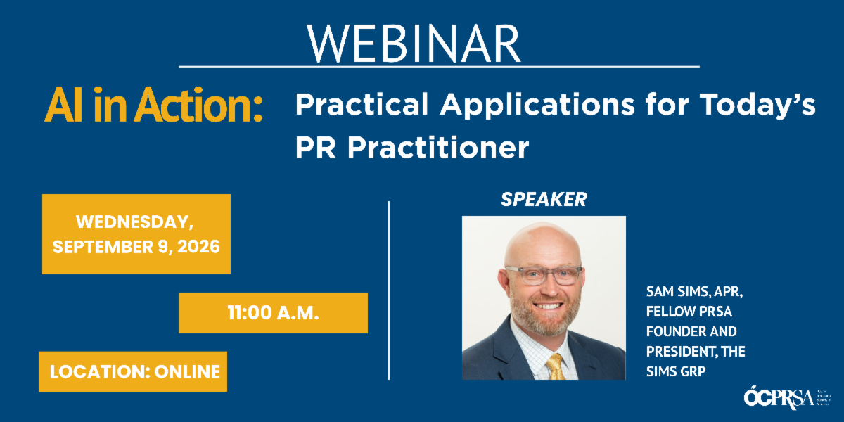 Sept. 9 Webinar - "AI in Action"