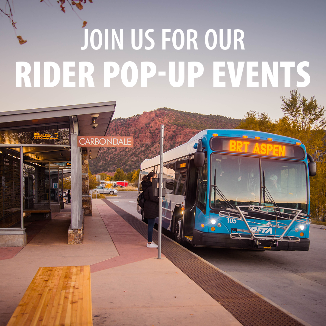 Join us for rider pop up events in September