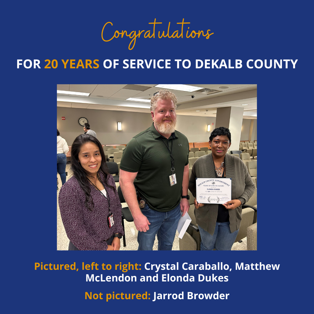 News from the Office of DeKalb County District Attorney Sherry Boston