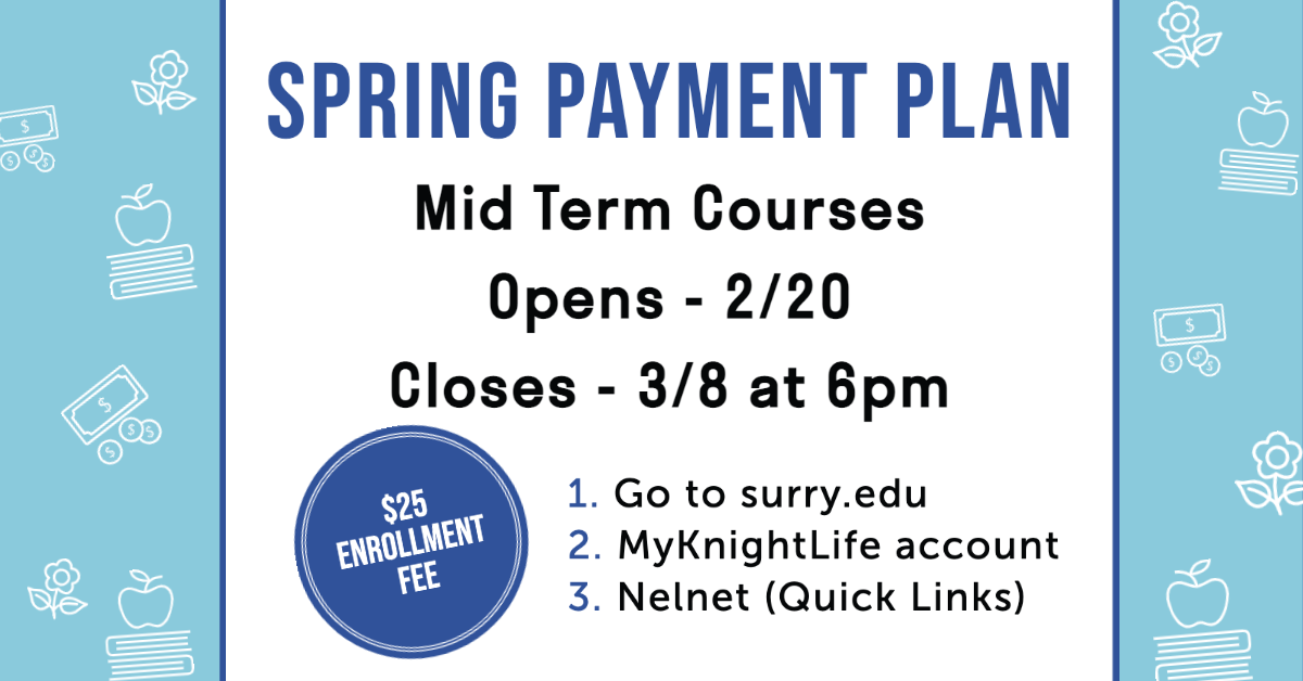 Spring Payment Plan