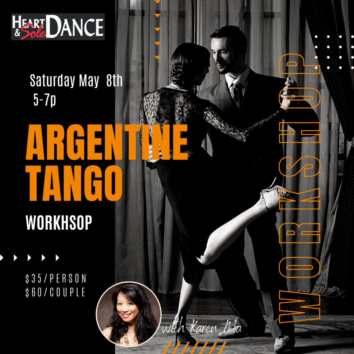 Dance Party & Argentine Tango TOMORROW!