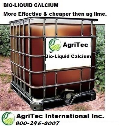 Fall discount on totes or drums of BioLiquid Calcium