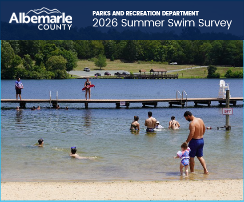 Take the Summer Swim Survey 2026 at albemarle.org/parks
