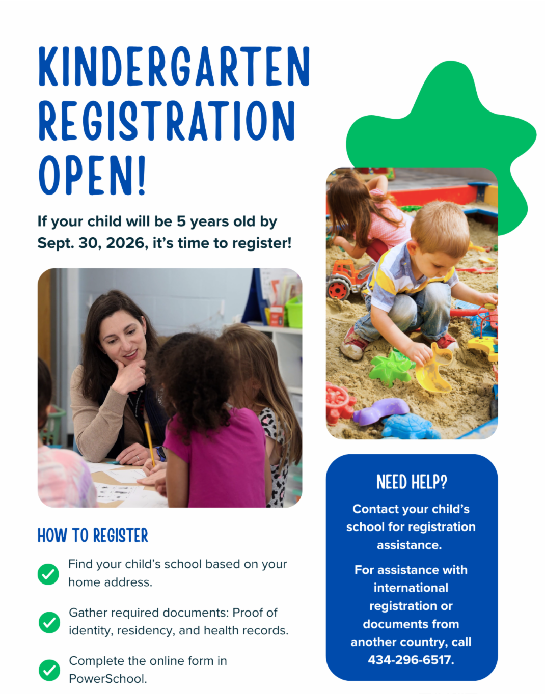 ACPS - Kindergarten Registration Open 2026