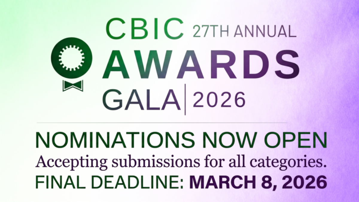 CBIC Awards Nominations open until March 8