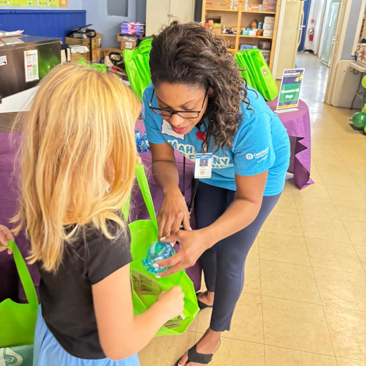 Volunteer at Children's Financial Literacy Event
