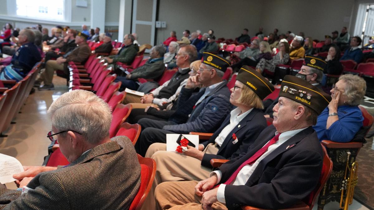 Veterans Day Ceremony Lane Auditorium 2025