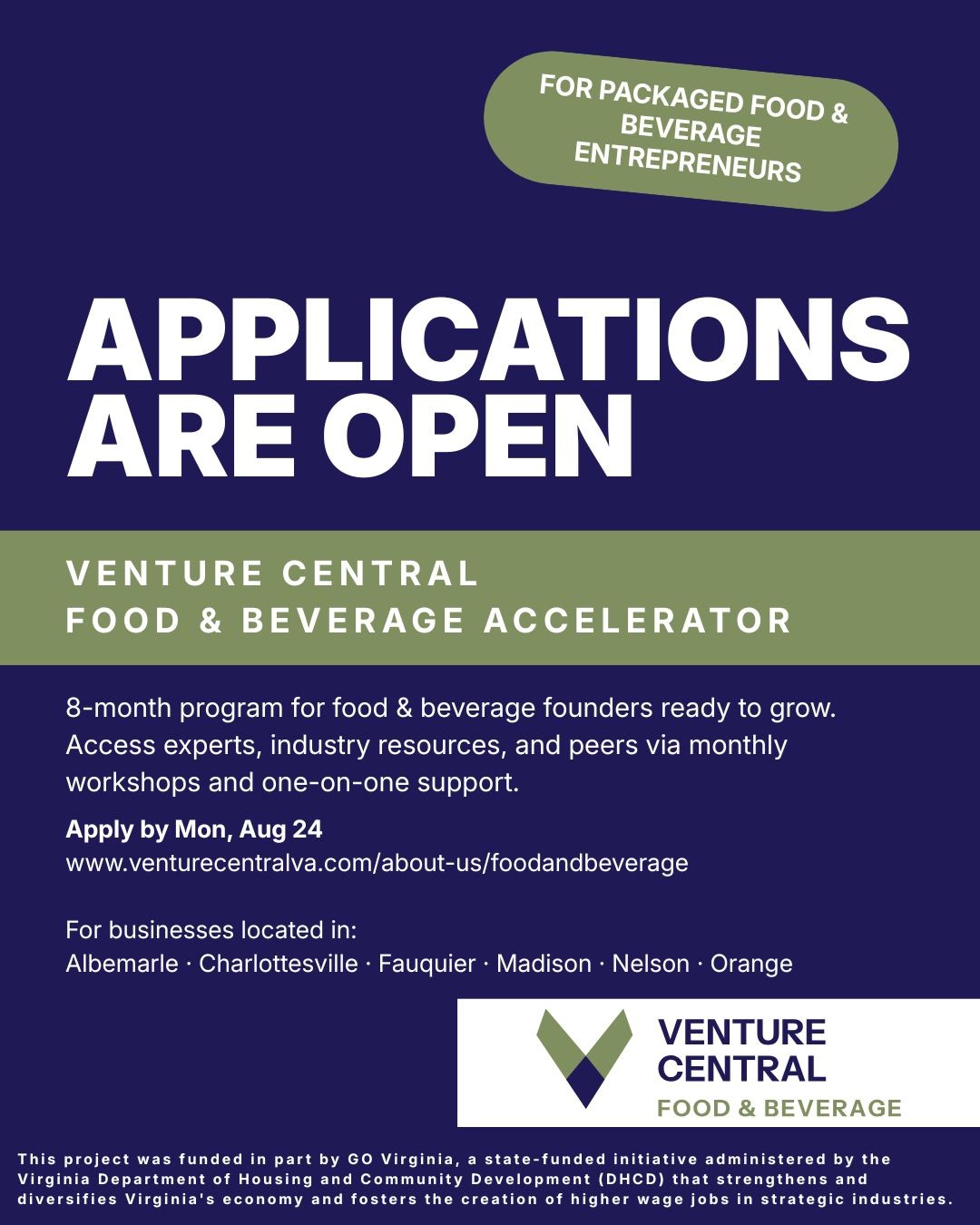 VC Food and Beverage Accelerator 2026