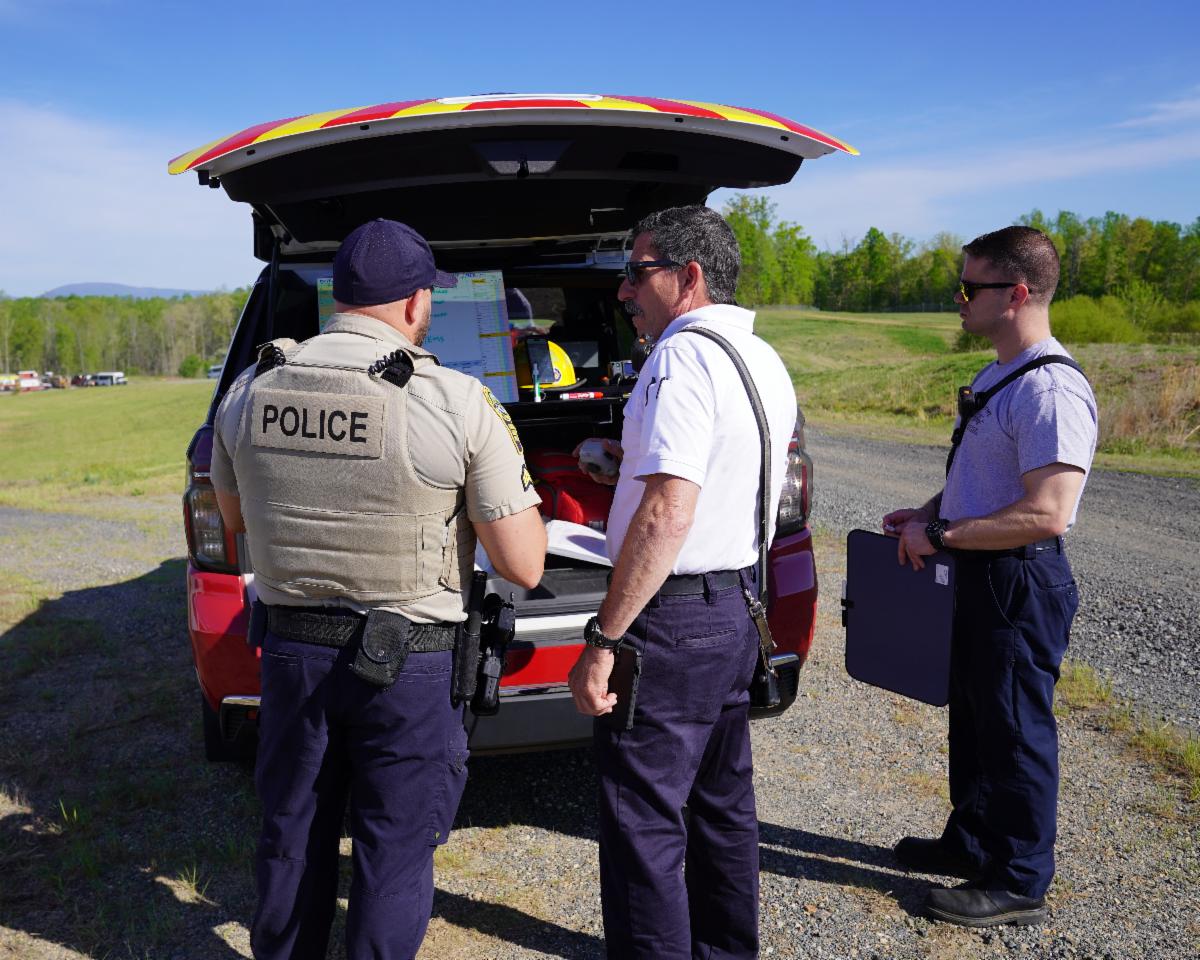 ACPD, OEM, and ACFR participate in Airport Emergency Drill