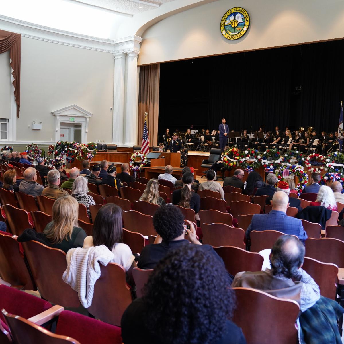 Veterans Day Ceremony Lane Auditorium 2025