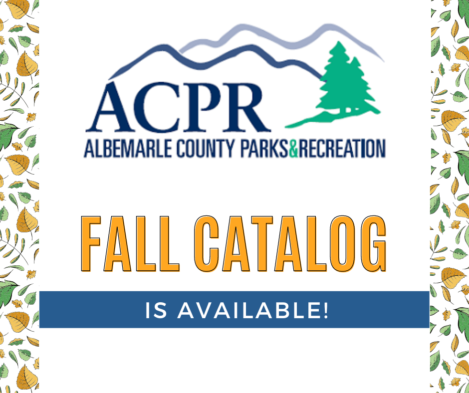 Parks & Recreation 2021 Fall Catalog Now Available