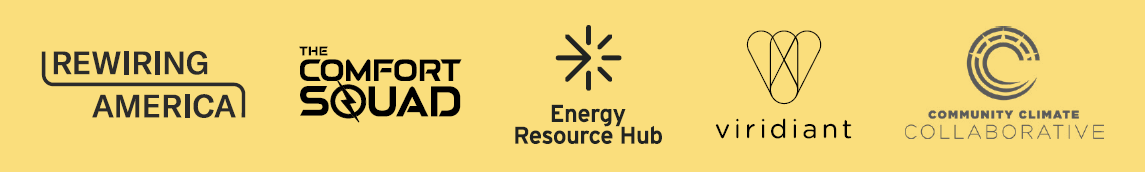 Rewiring America partner logos