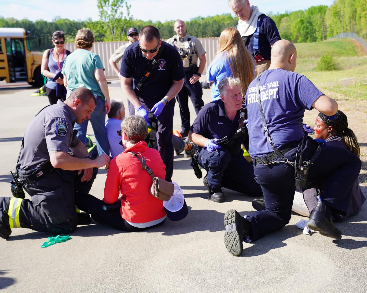 ACPD, OEM, and ACFR participate in Airport Emergency Drill