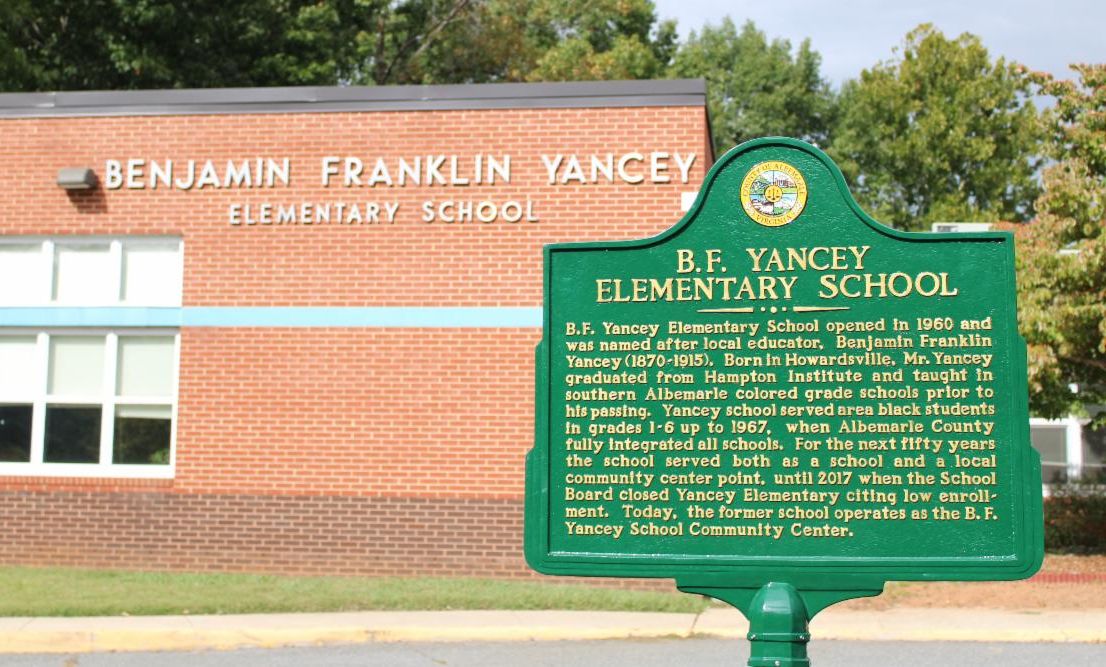 Yancey School Community Center Historical Marker