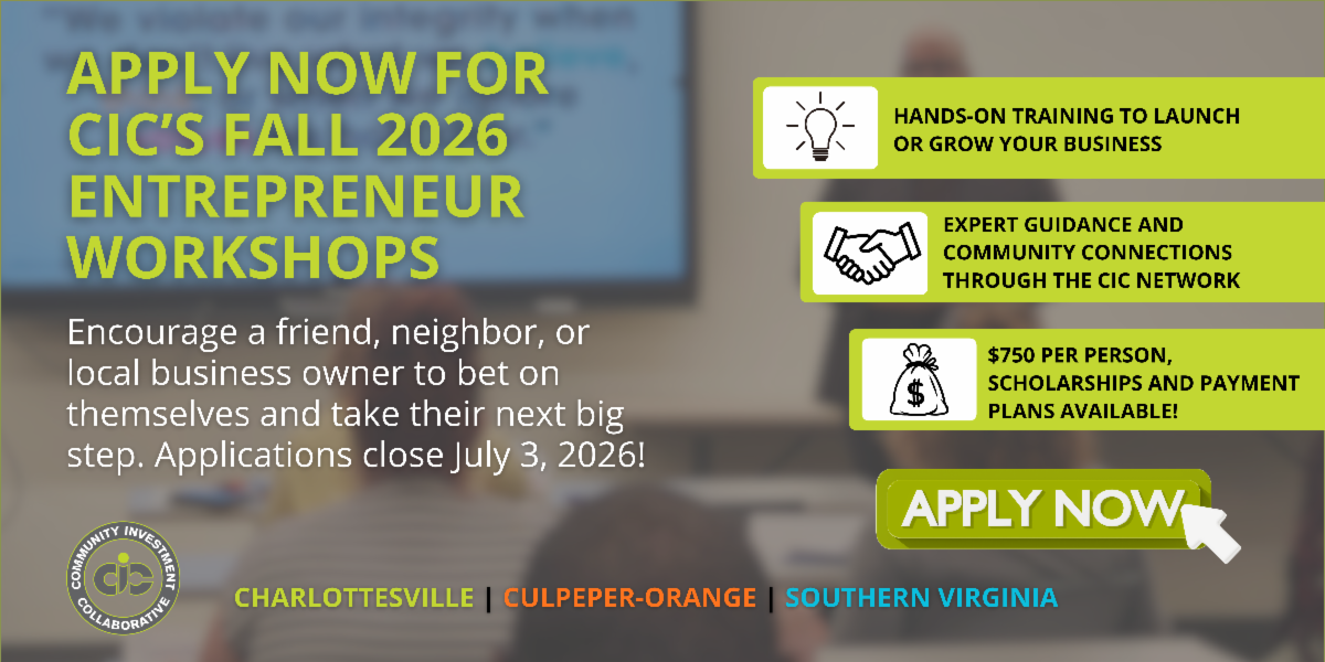 CIC Fall 2026 Application Deadline is July 3