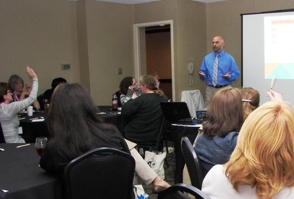Tim Crum speaking at the VFHS Conference