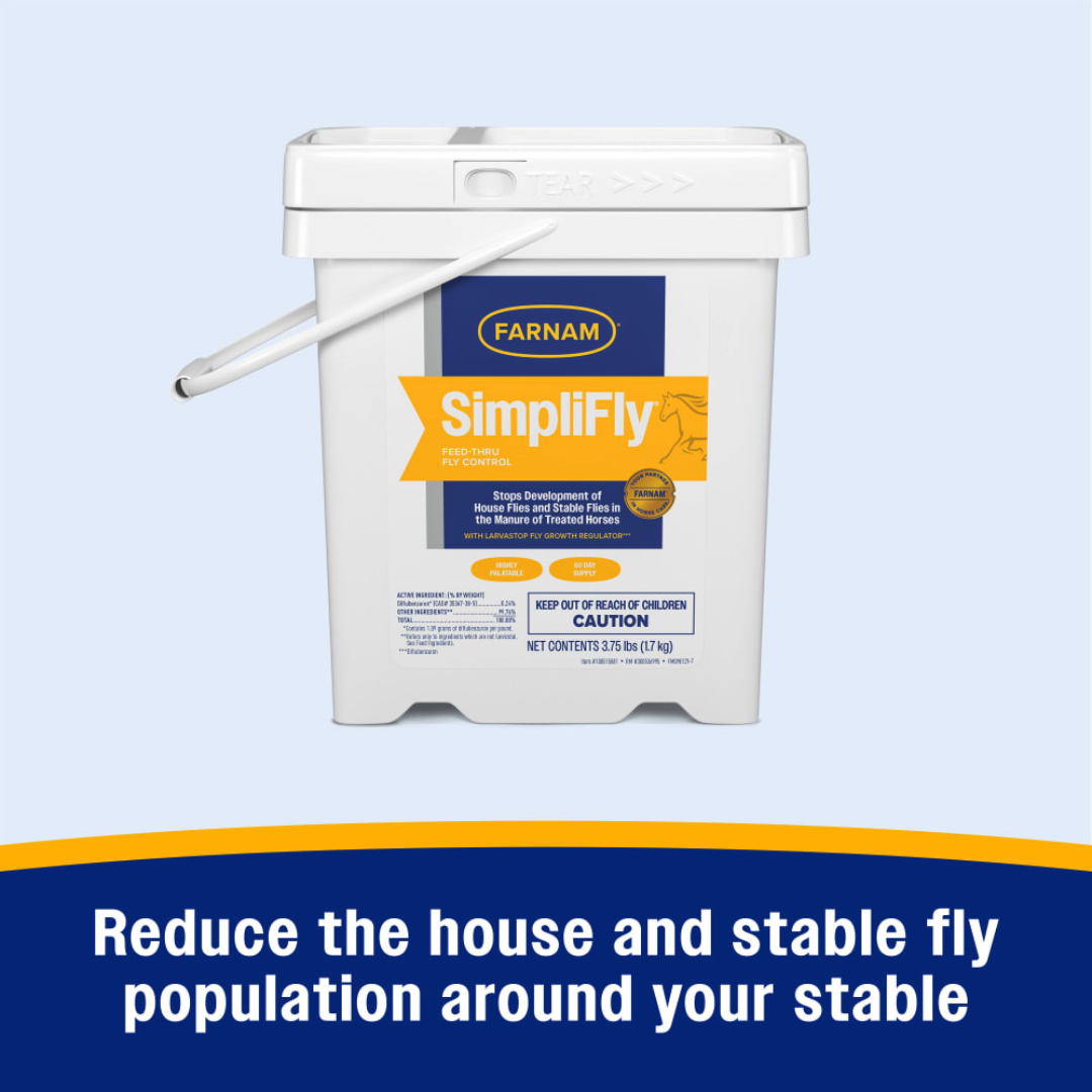 bucket of Farnam SimpliFly pictured