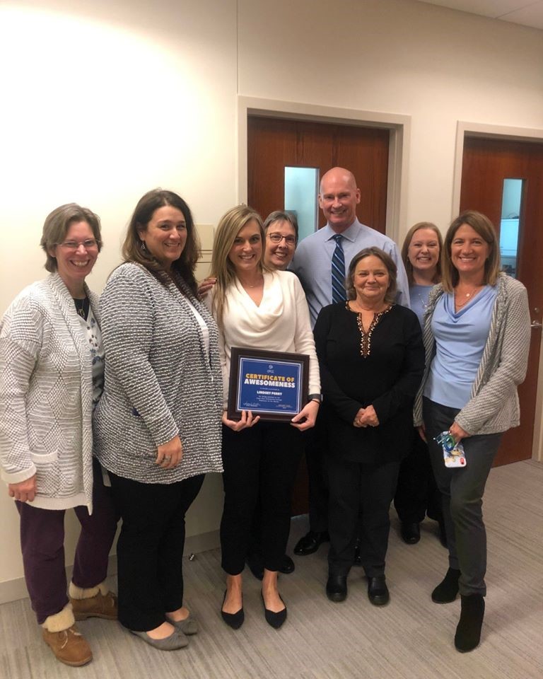 Lindsey Perry, CFCC Employee of the Month for January 2020