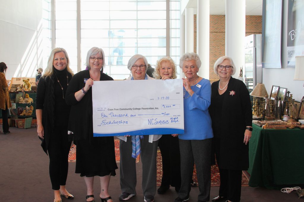 CFCC receives $1000 from NC Sorosis Night Silent Auction