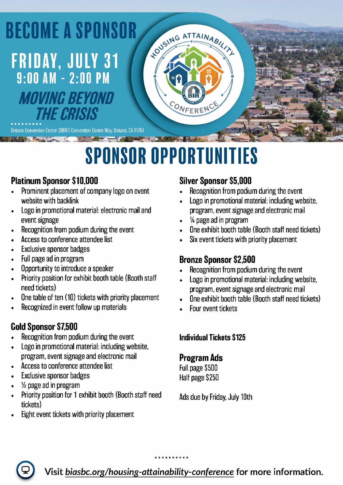 Attainability New Speakers Announced | BIA Housing Attainability Conference