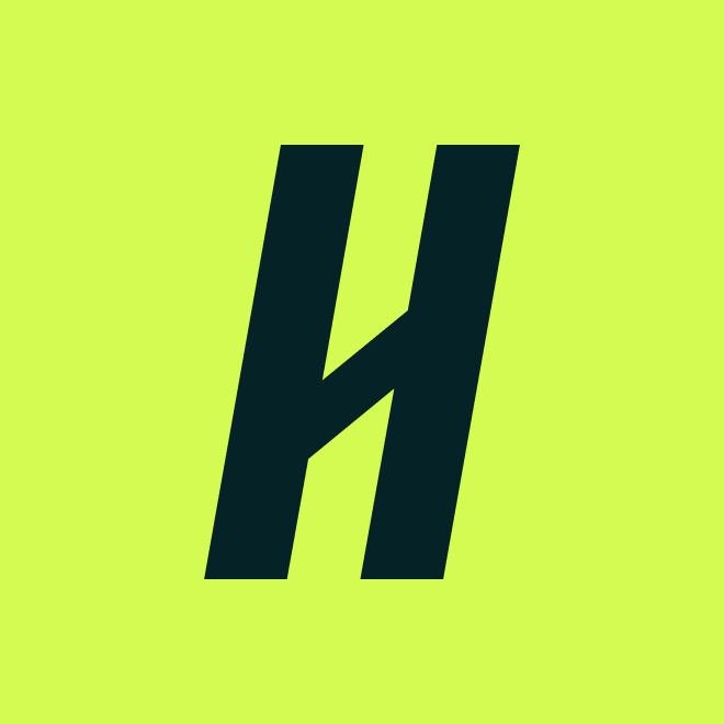 Handshake avatar green square logo