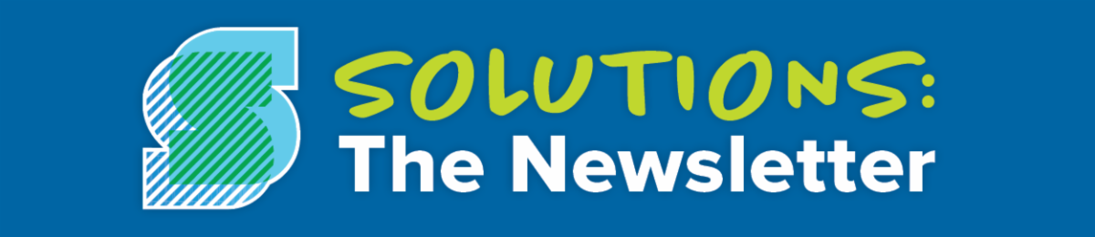 Masthead with words Solutions The Newsletter