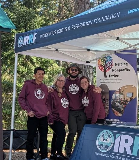 Members of our team at IRRF's Rising Roots Camp