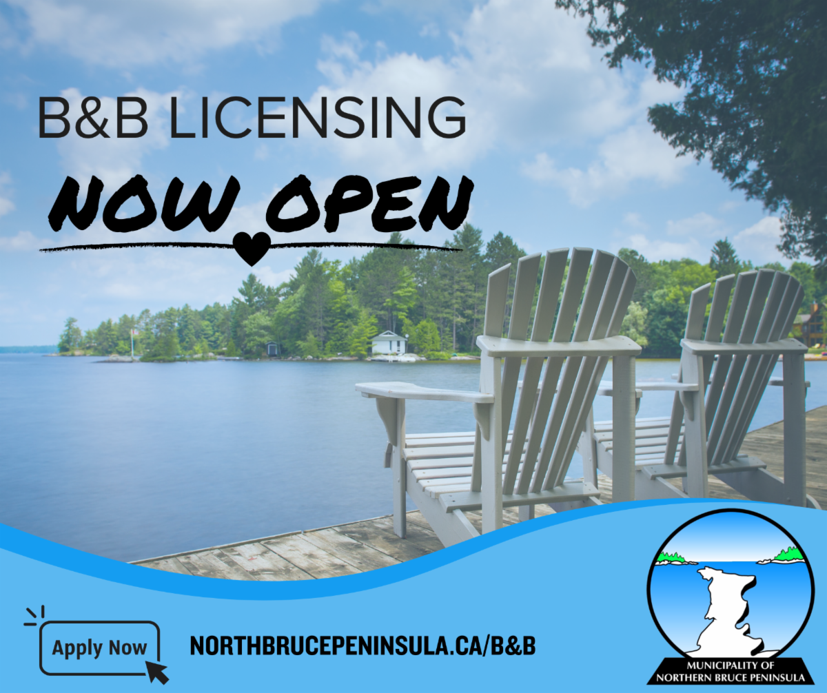 B&B Licensing now open. Follow link for details.