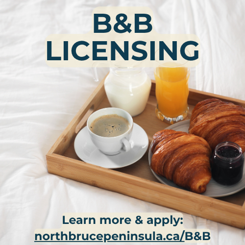 B&B Licensing now open. Follow link for details.