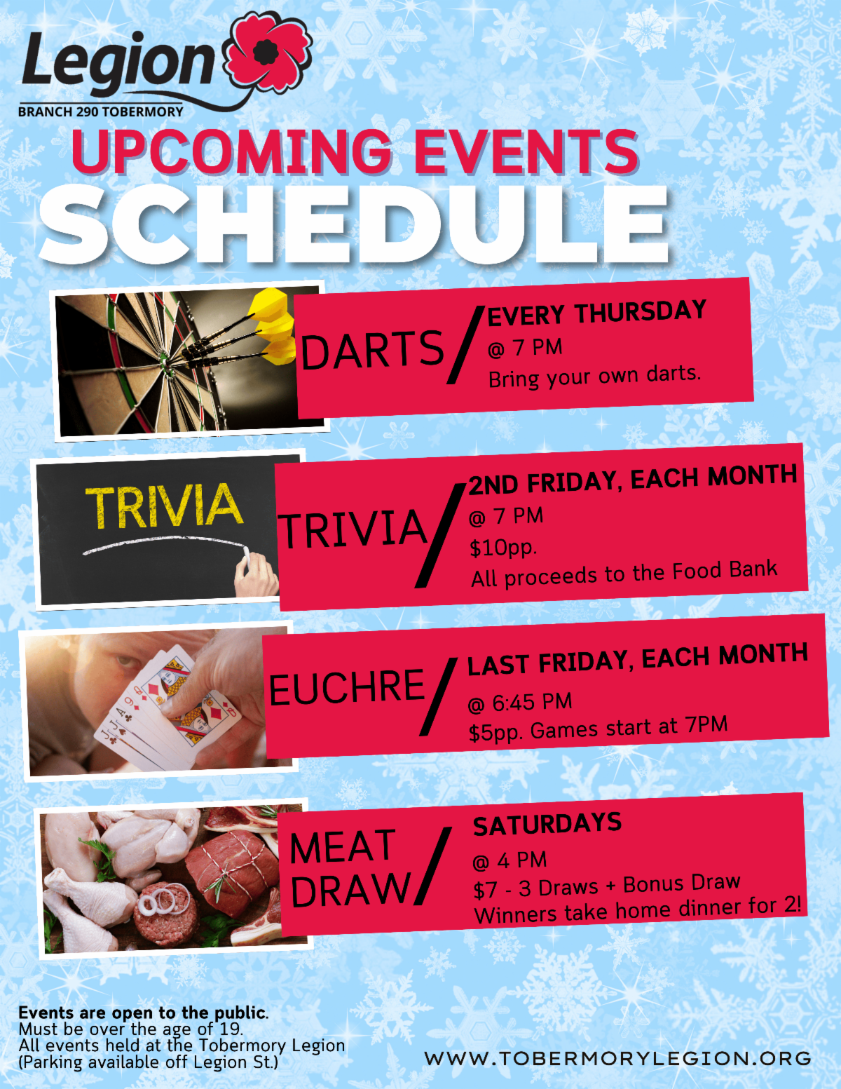 Legion Ongoing Events. Details in Link