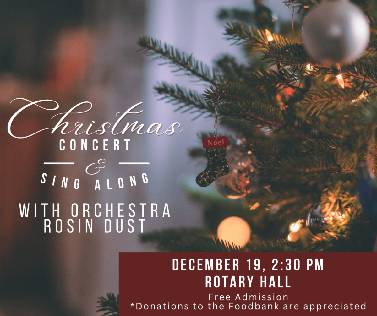 Christmas Concert and Singalong Event Poster. Details in link.