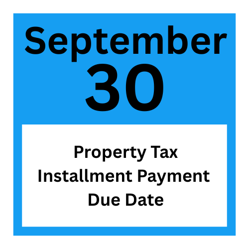 Property Tax Due Date September 30