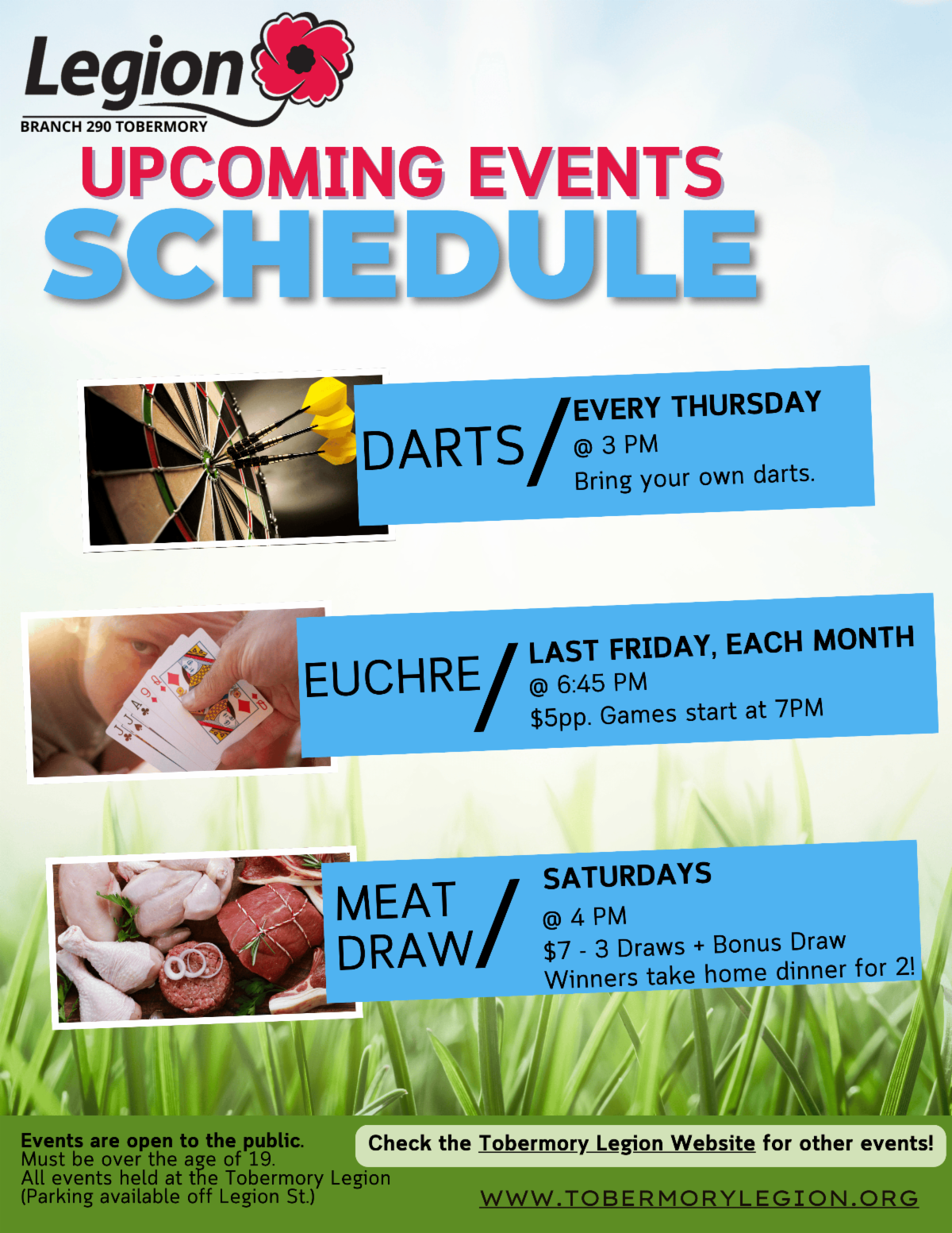 Legion Ongoing Events. Details in Link