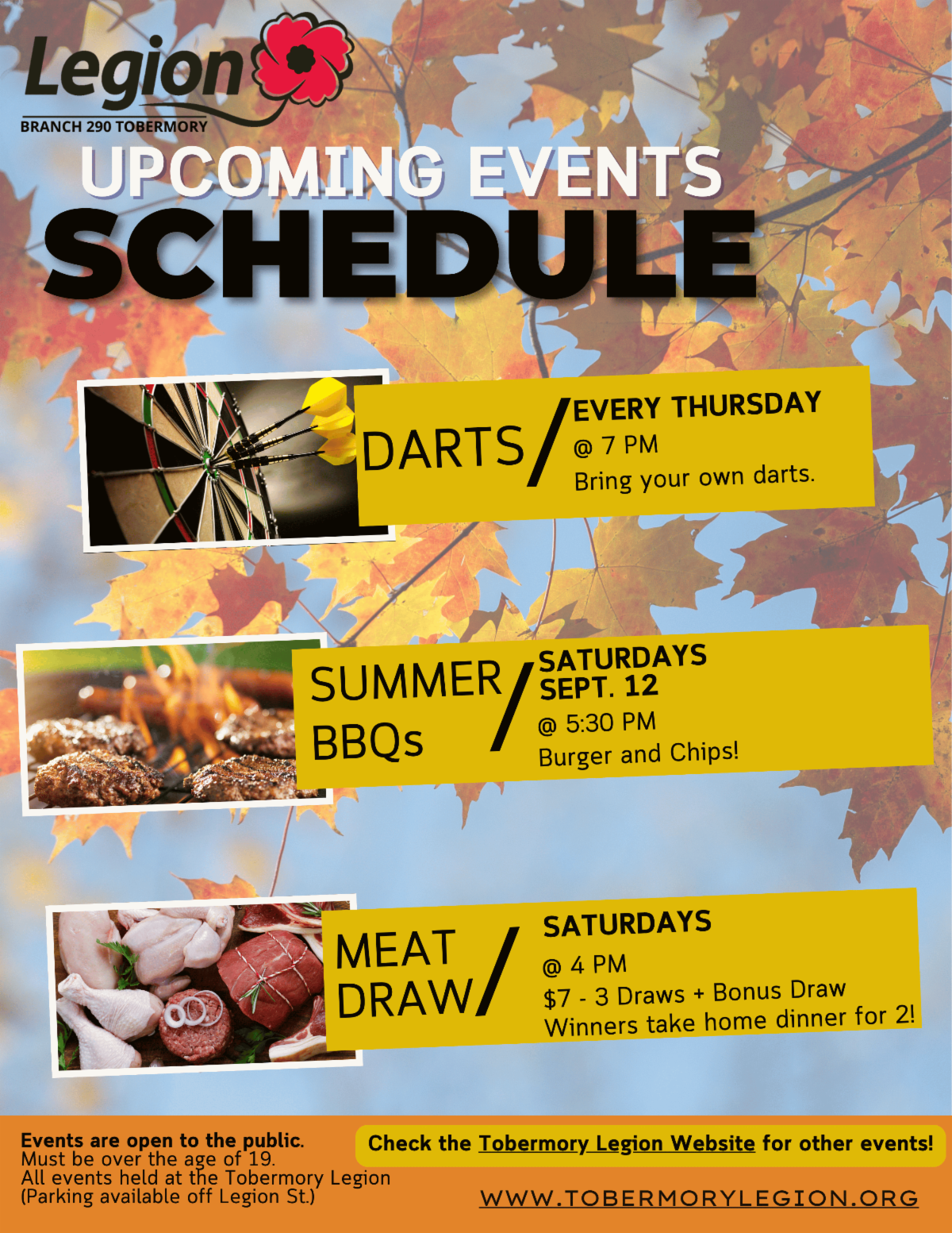 Legion Ongoing Events. Details in Link