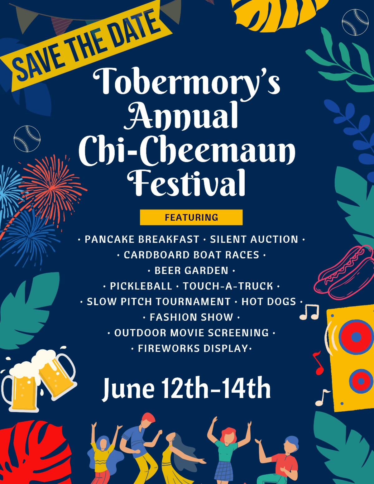Tobermory's Annual Chi-Cheemaun Festival June 12-14. Save the Date. Details in link.