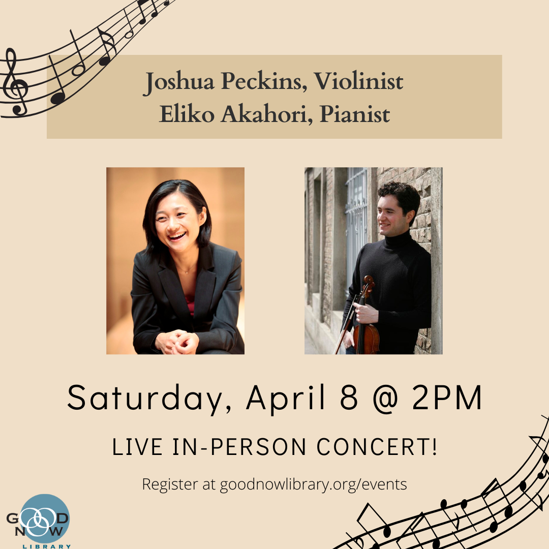 Join us for an IN-PERSON concert Art of the Recital--Smiling Through Tears on Saturday April 8 at 2PM.
For more information or to register please click on the image. 