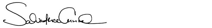 signature for Salvatrice Cummo