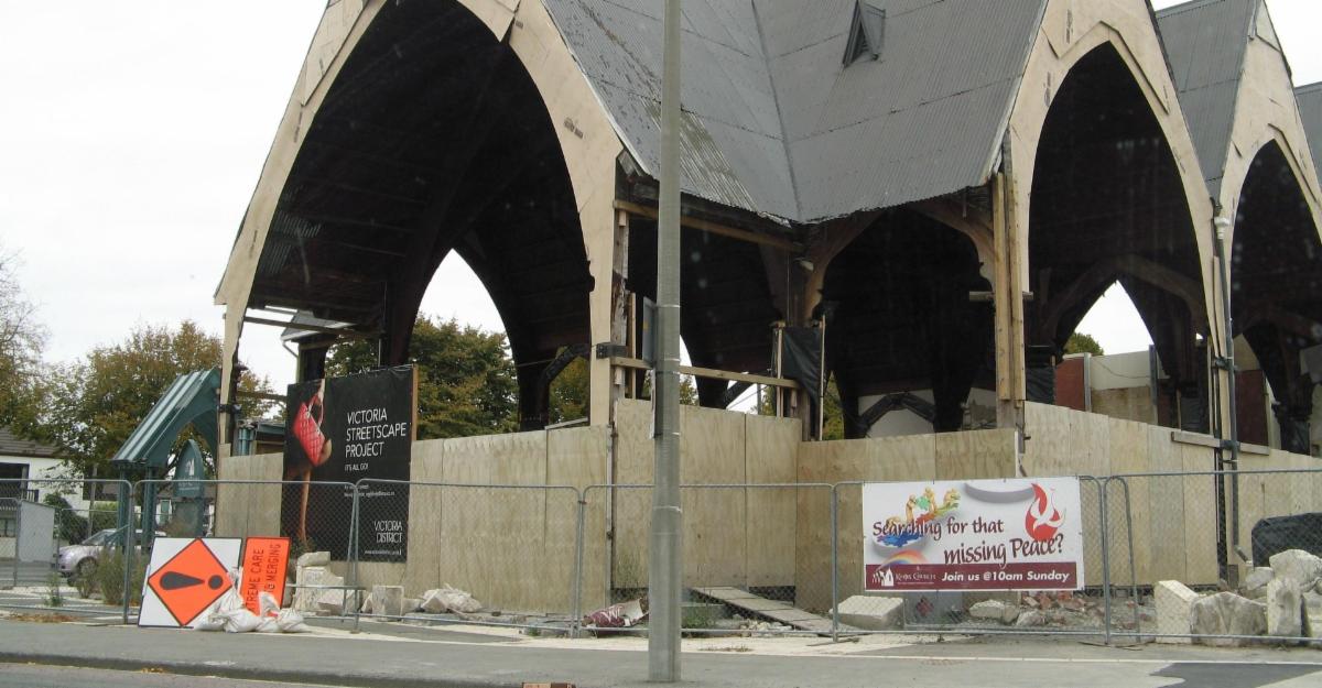 a building with arched roofing under construction 