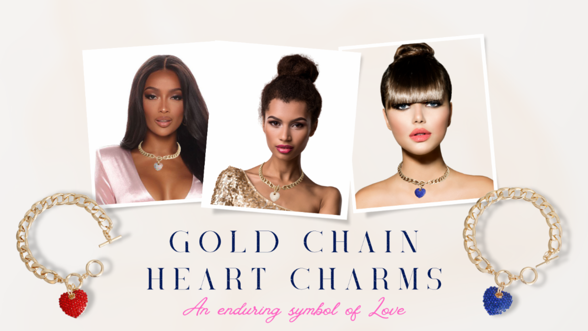 Explore our Gold Chain Heart Charm Collection. An enduring symbol of love.