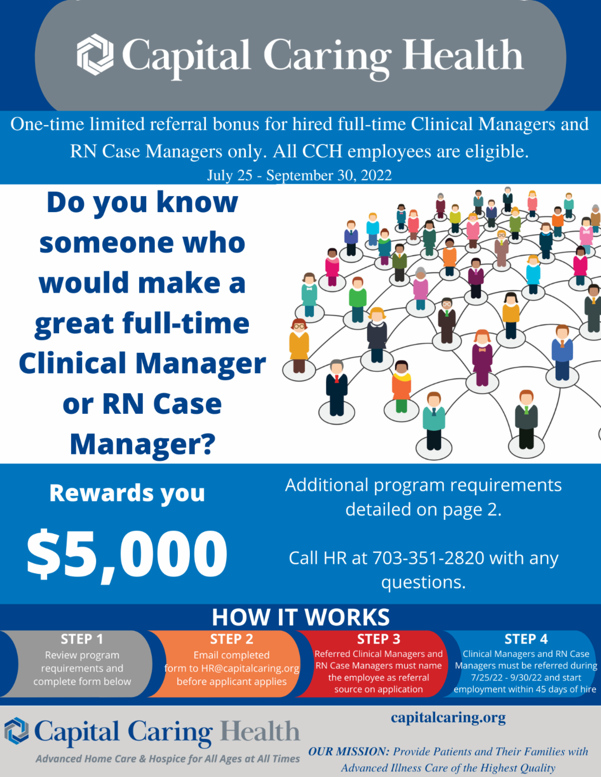 5,000 Bonus For Hiring Clinical Manager & RN Case Managers