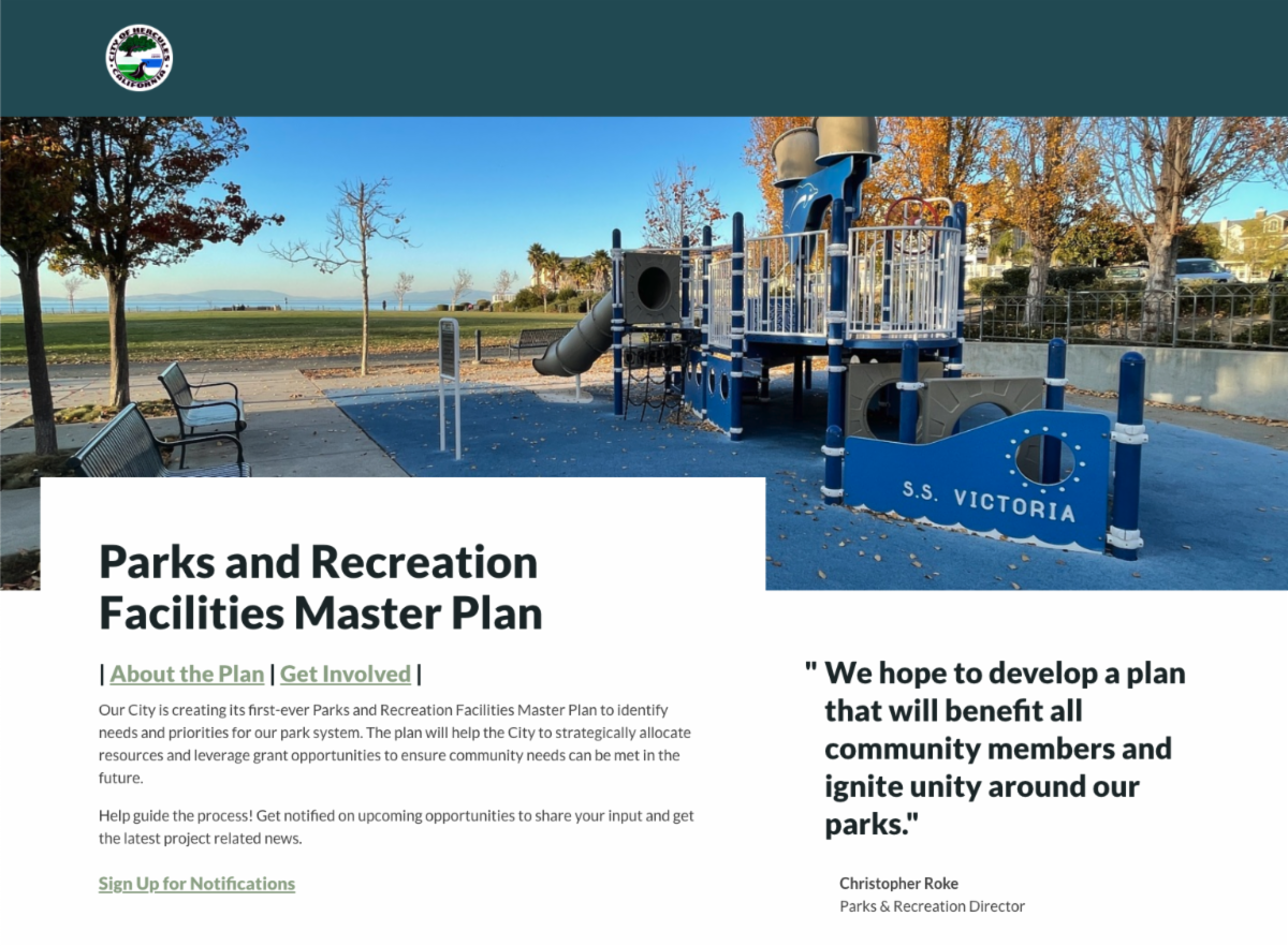 City of Hercules Parks and Recreation Facilities Master Plan