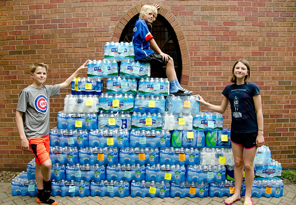 Turner Family water donation