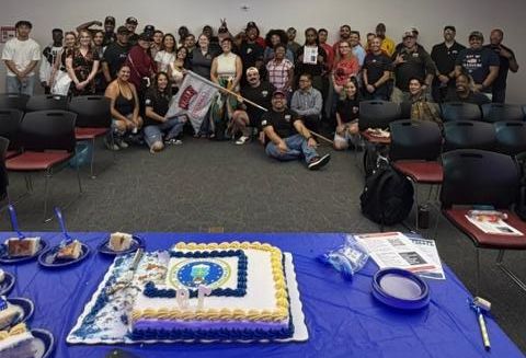 UNLV PAVE & Rebel Vet members at the First Rebel Vet meeting of the semester