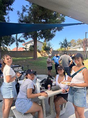The CSUF PAVE Team at their Park Day event.
