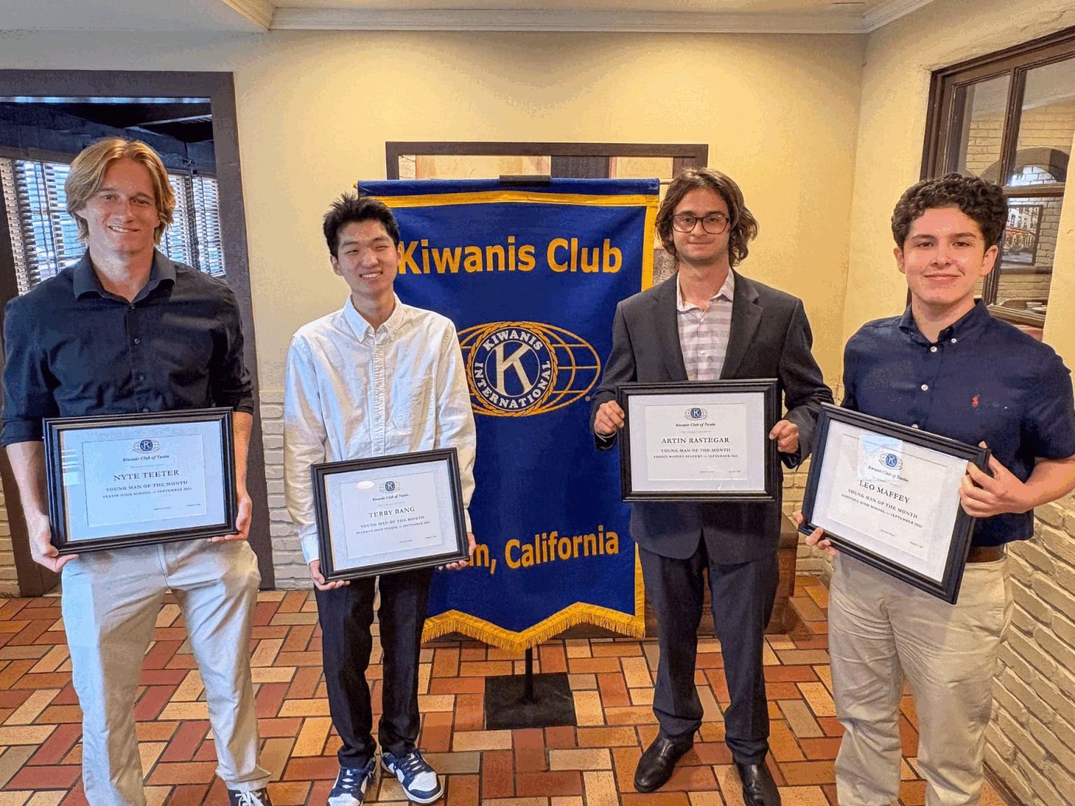 Kiwanis Young Men of the Month