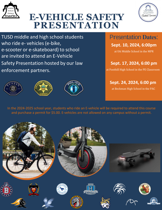 September E vehicles Safety Presentations