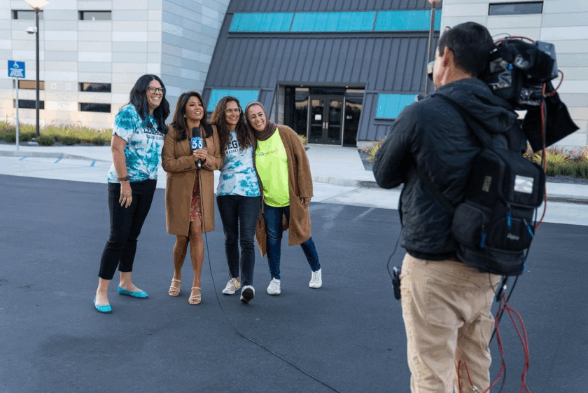 Legacy Magnet Academy KTLA visit